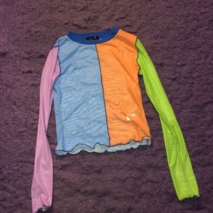 Dolls kill mesh crop top